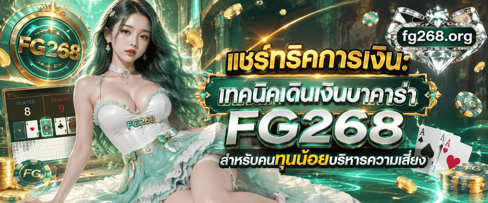 คู่มือเล่นบาคาร่าสดผ่านมือถือกับ FG268 สะดวก รวดเร็ว ไม่ผ่านเอเย่นต์